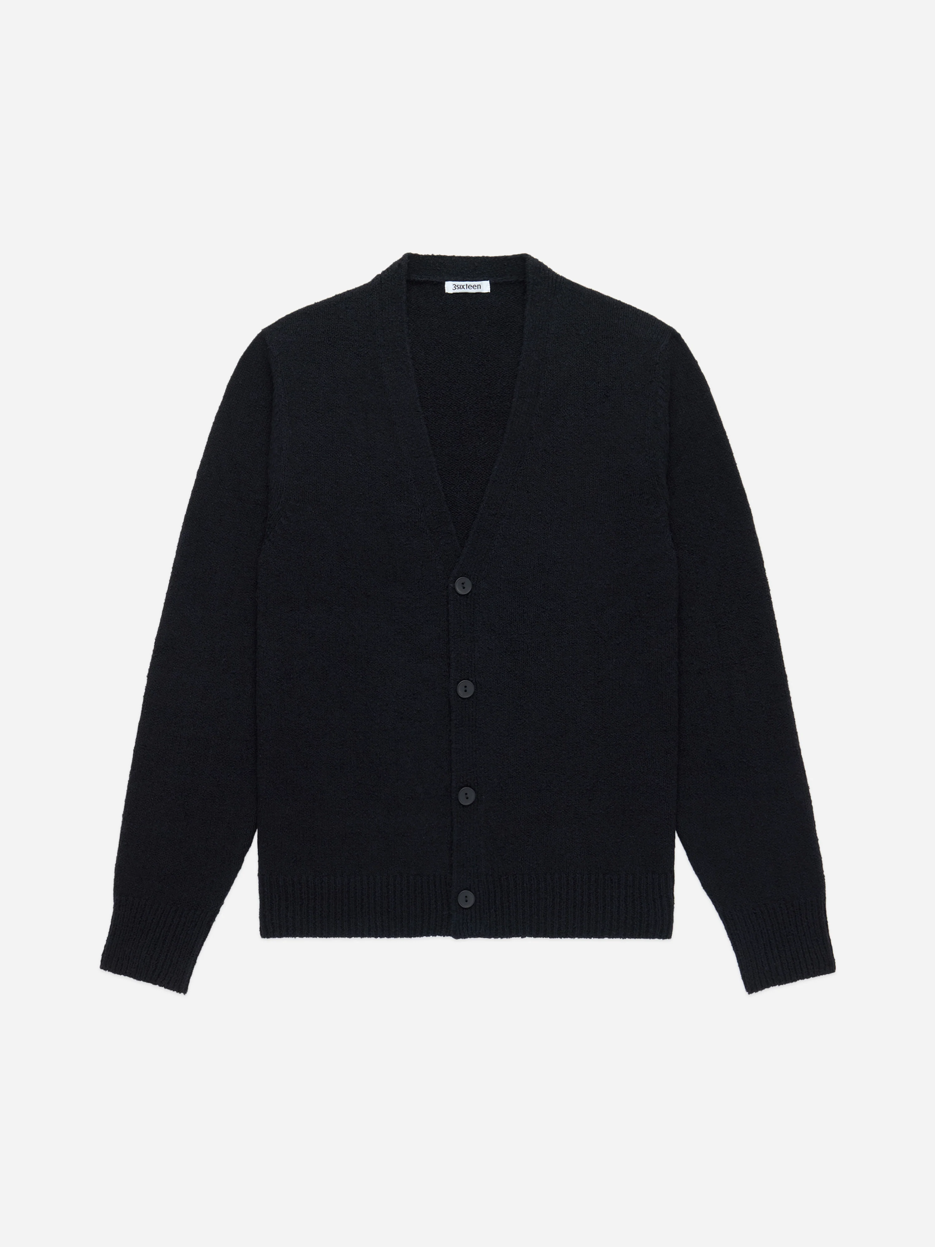 Classic Cardigan ~ Black Boucle - Image 4