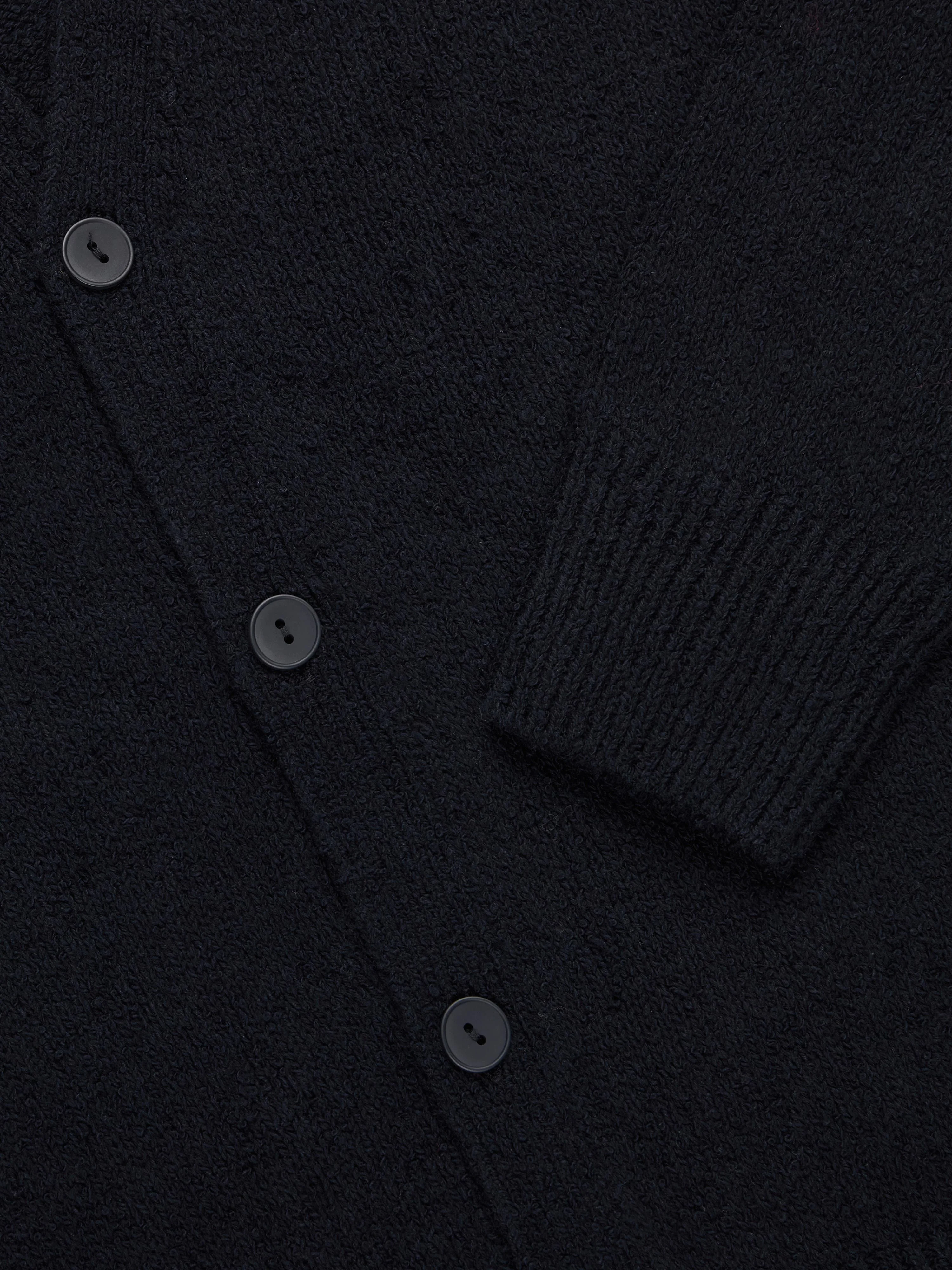 Classic Cardigan ~ Black Boucle - Image 5