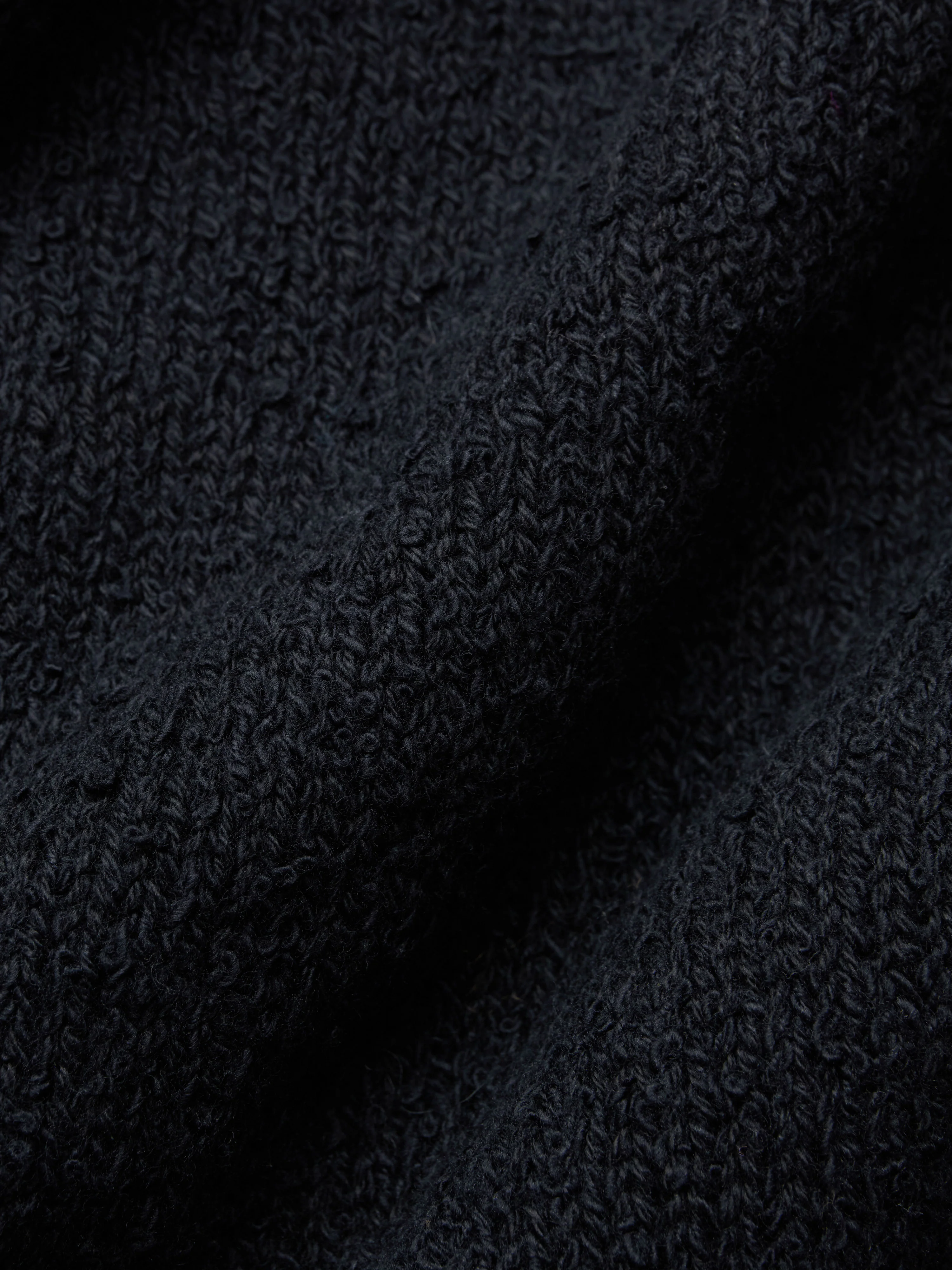 Classic Cardigan ~ Black Boucle - Image 6