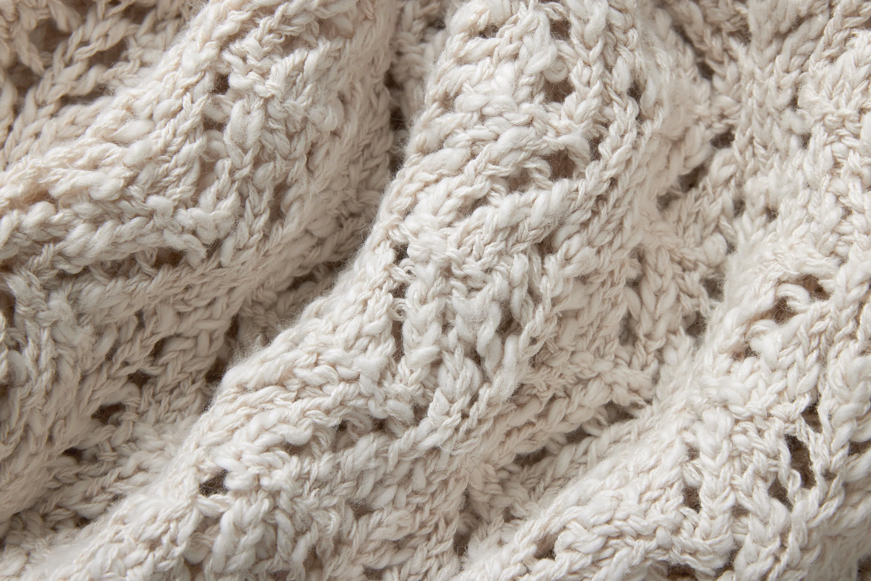 Classic Cardigan ~ Ecru Flamme Lace Knit - Image 5