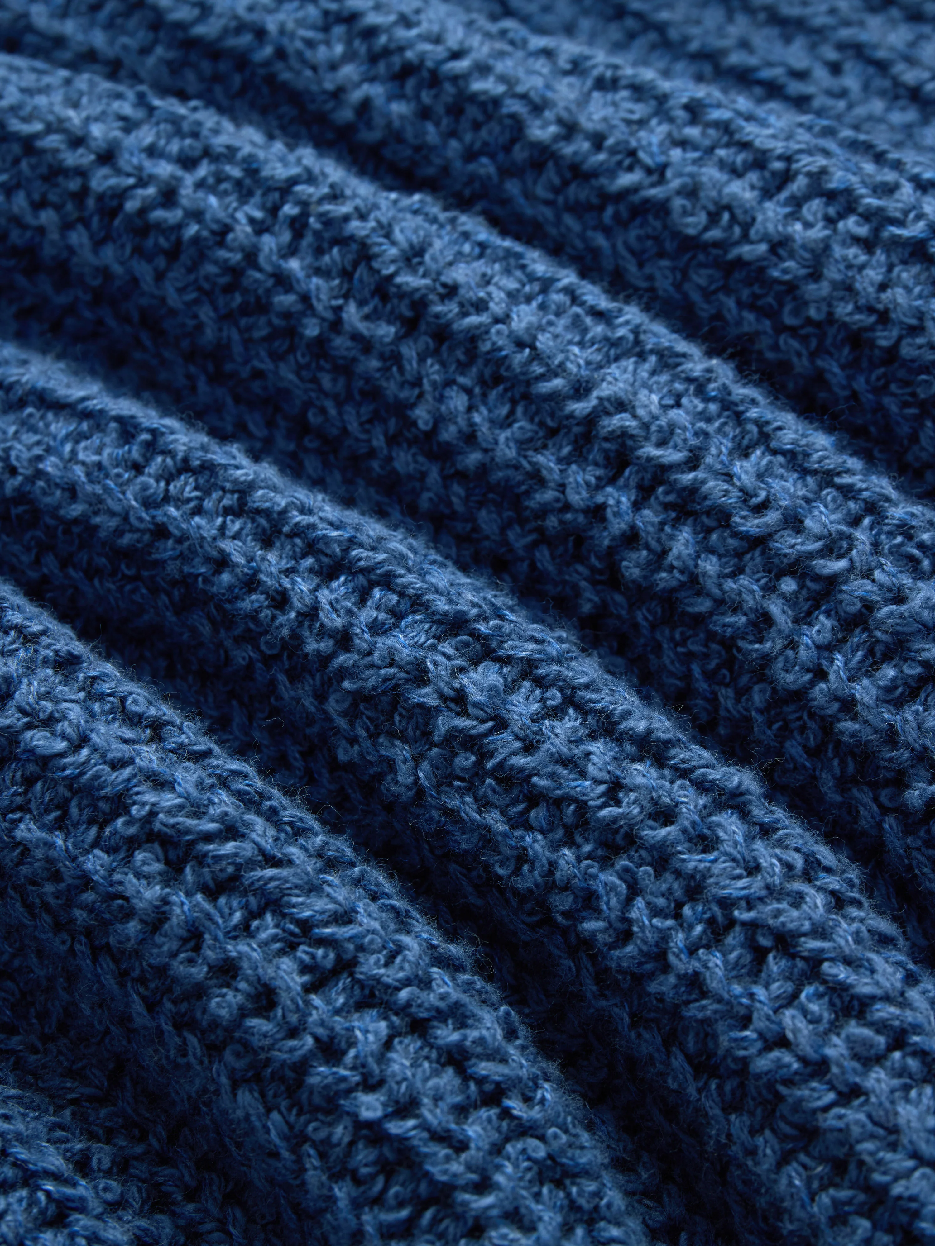 Cotton Crewneck Sweater ~ Lapis Boucle - Image 6