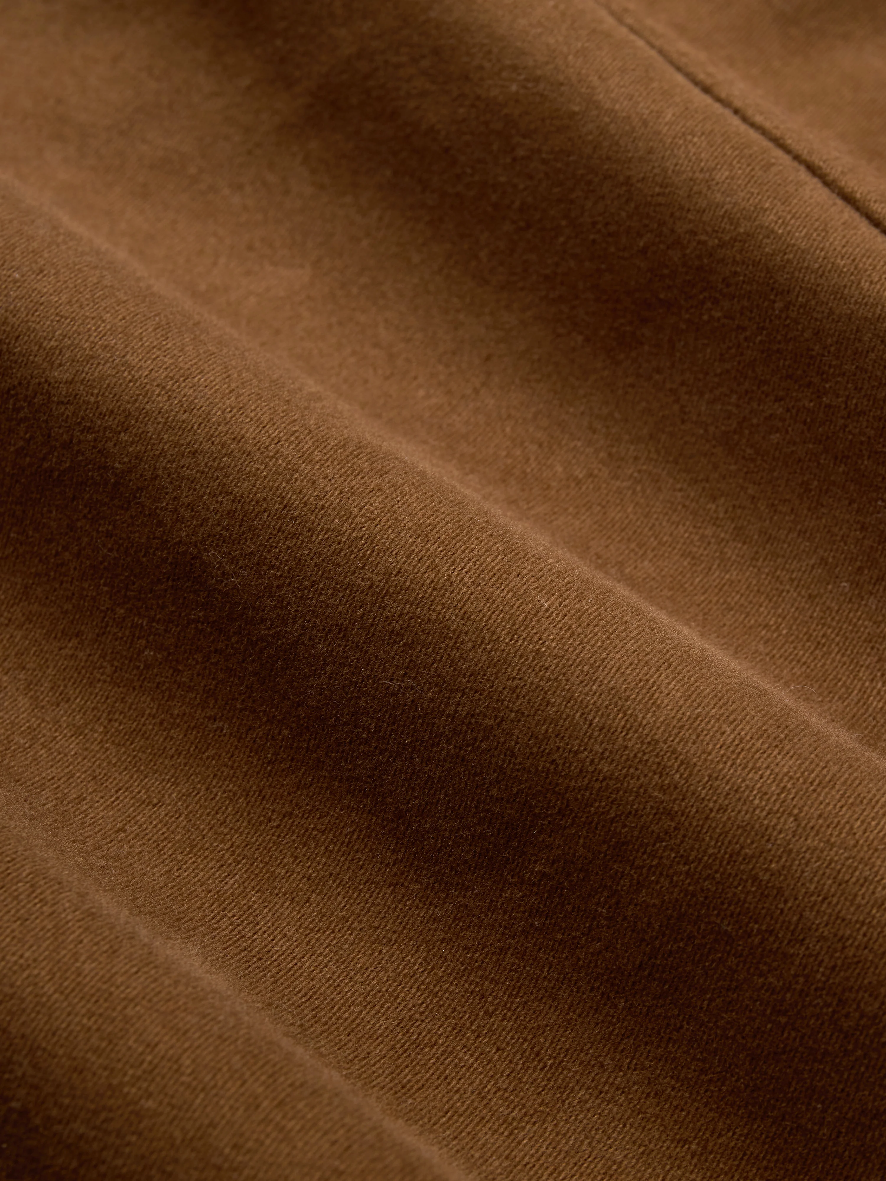 French Work Jacket ~ Brown Moleskin - Image 6