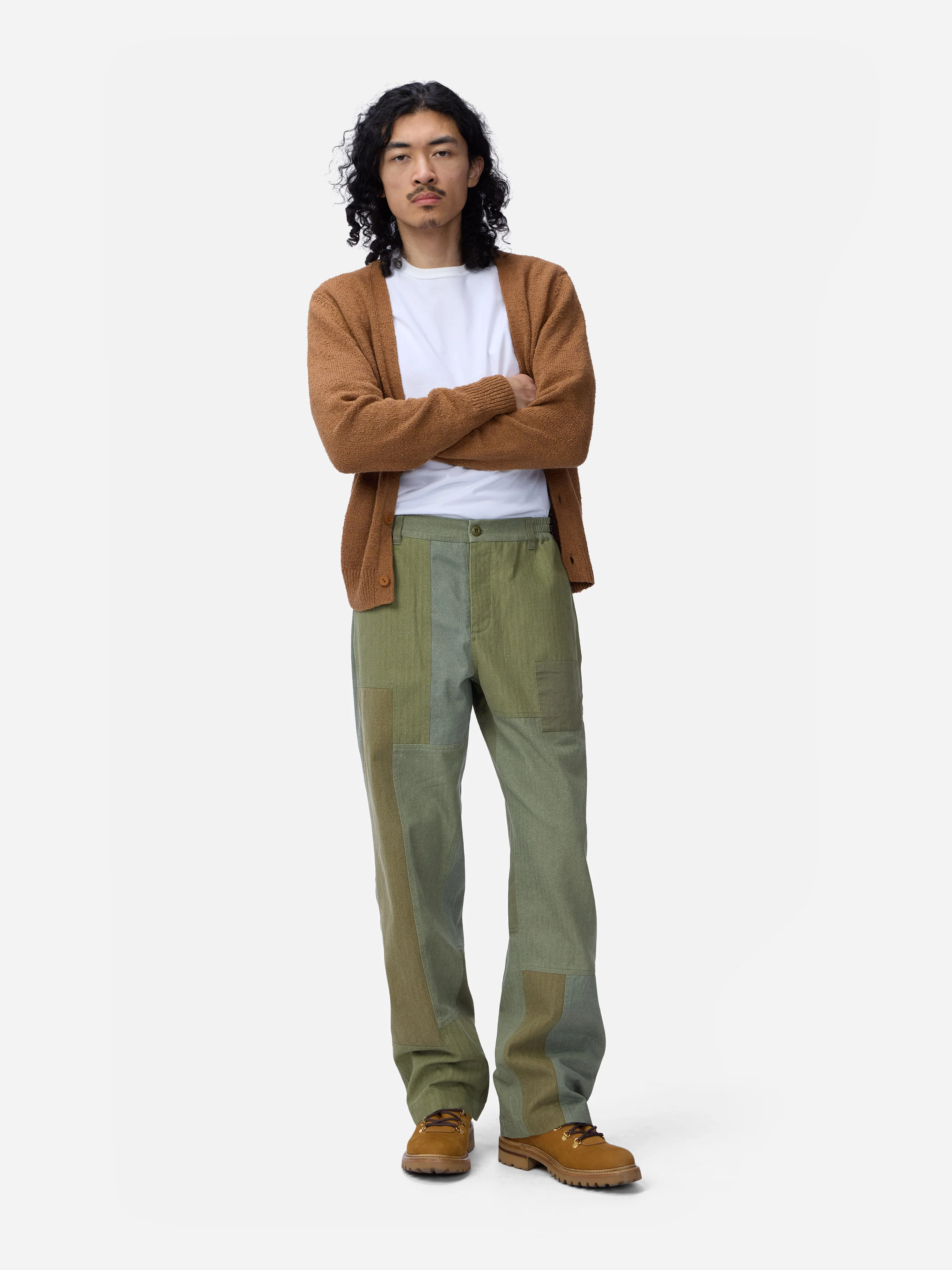 Harvest Pant ~ Patchwork Olive - Image 3