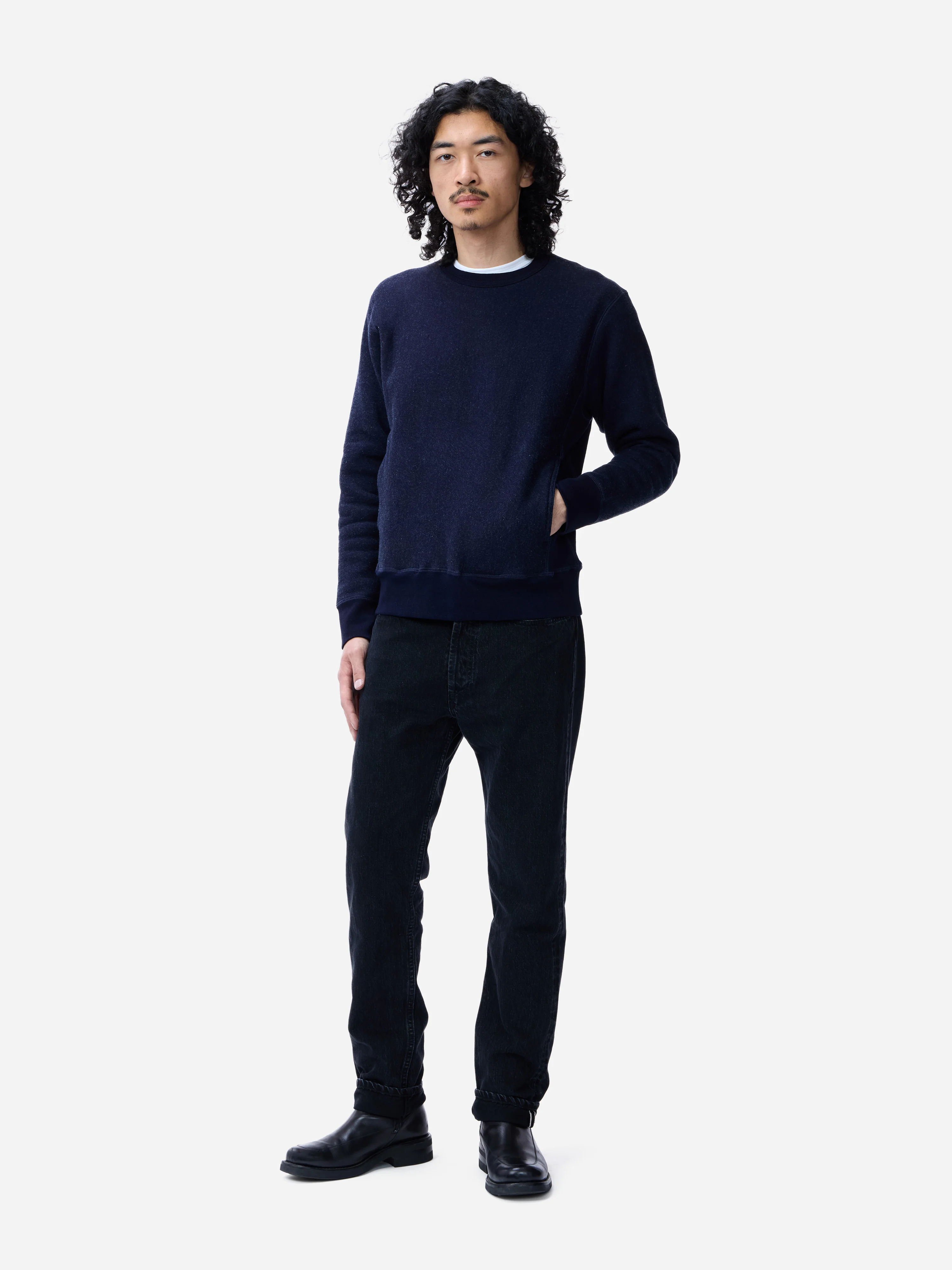 Heavyweight Crewneck ~ Indigo - Image 3