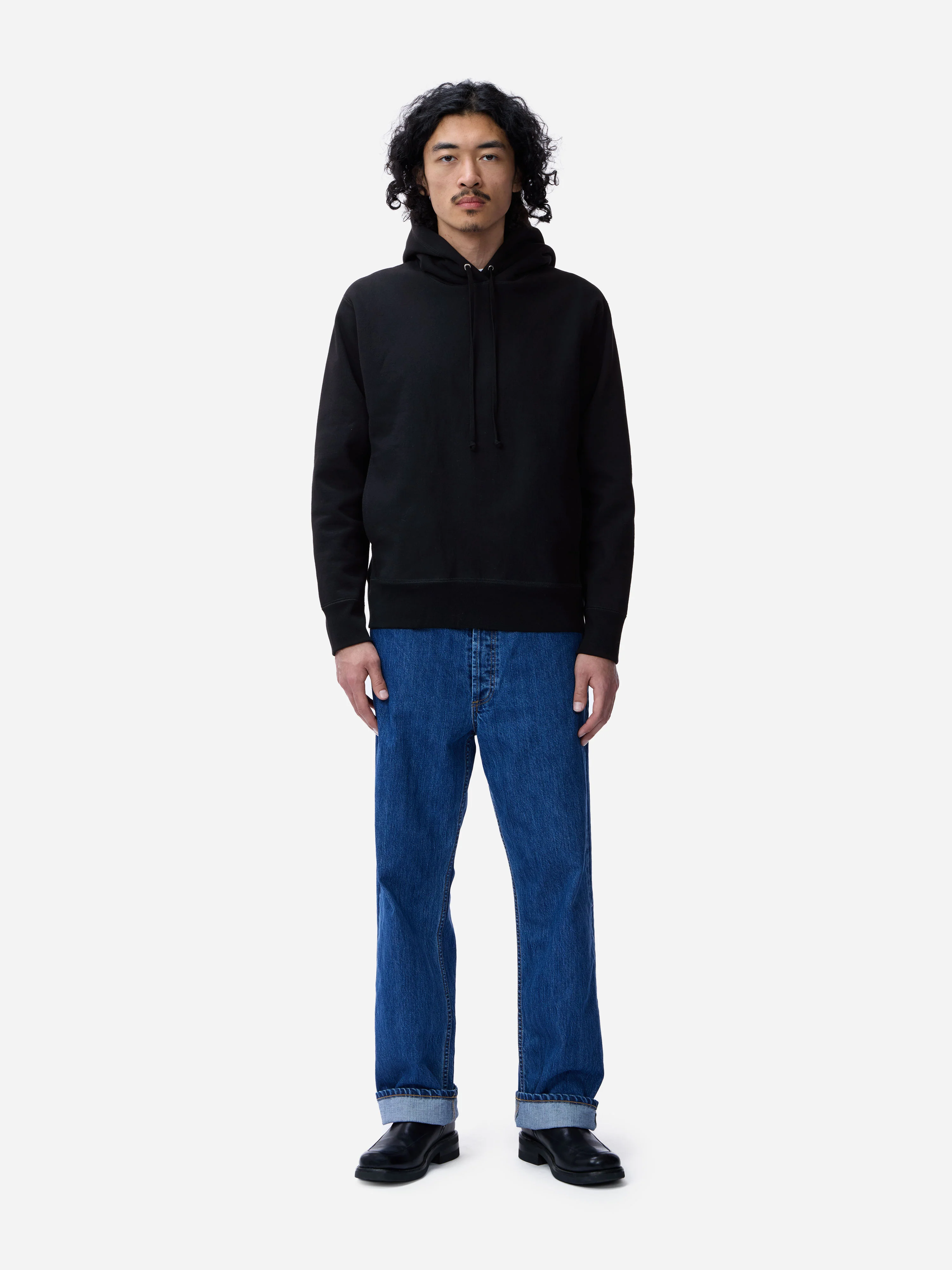 Heavyweight Pullover Hoody ~ Black - Image 3