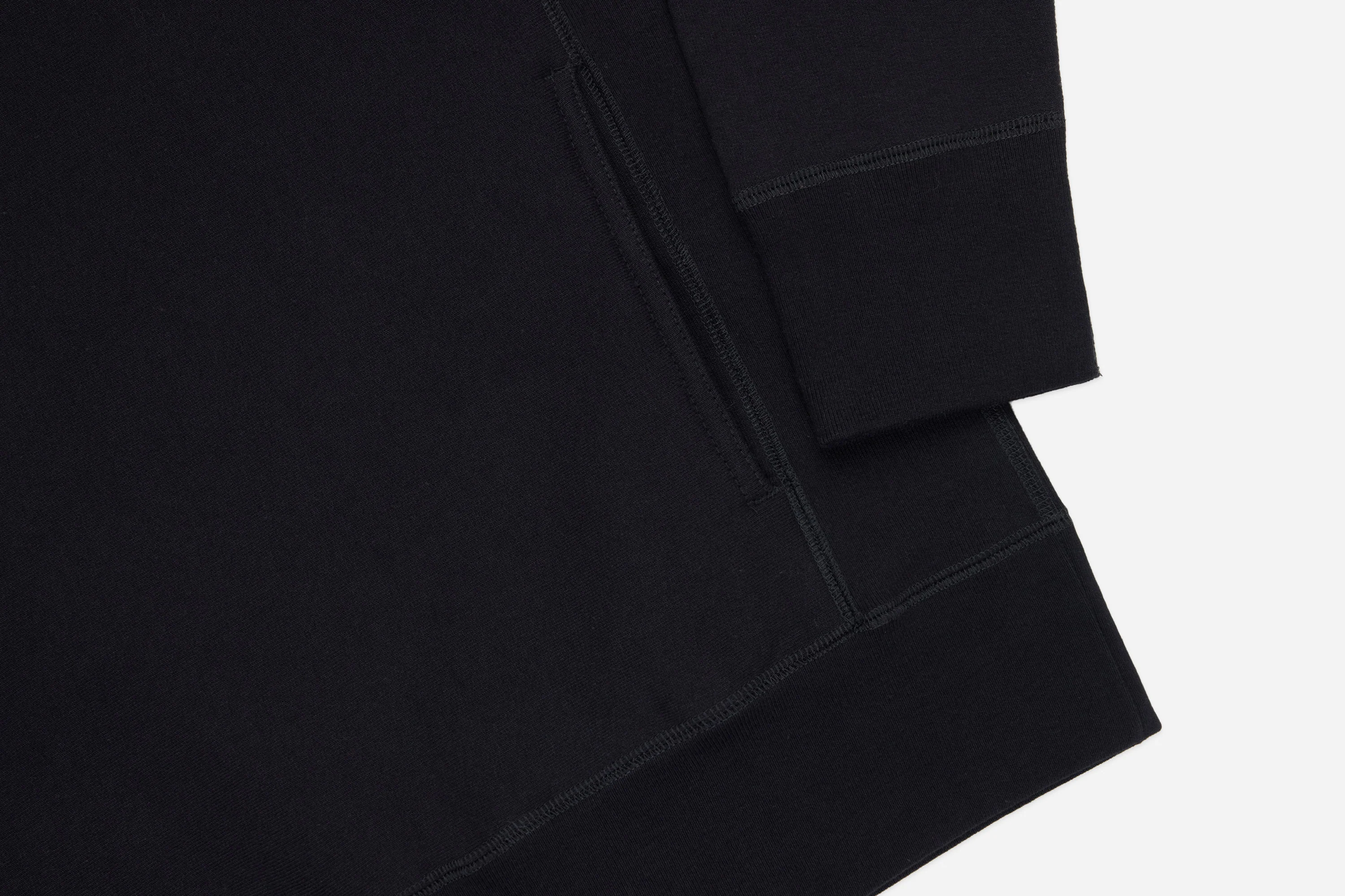 Heavyweight Pullover Hoody ~ Black - Image 6