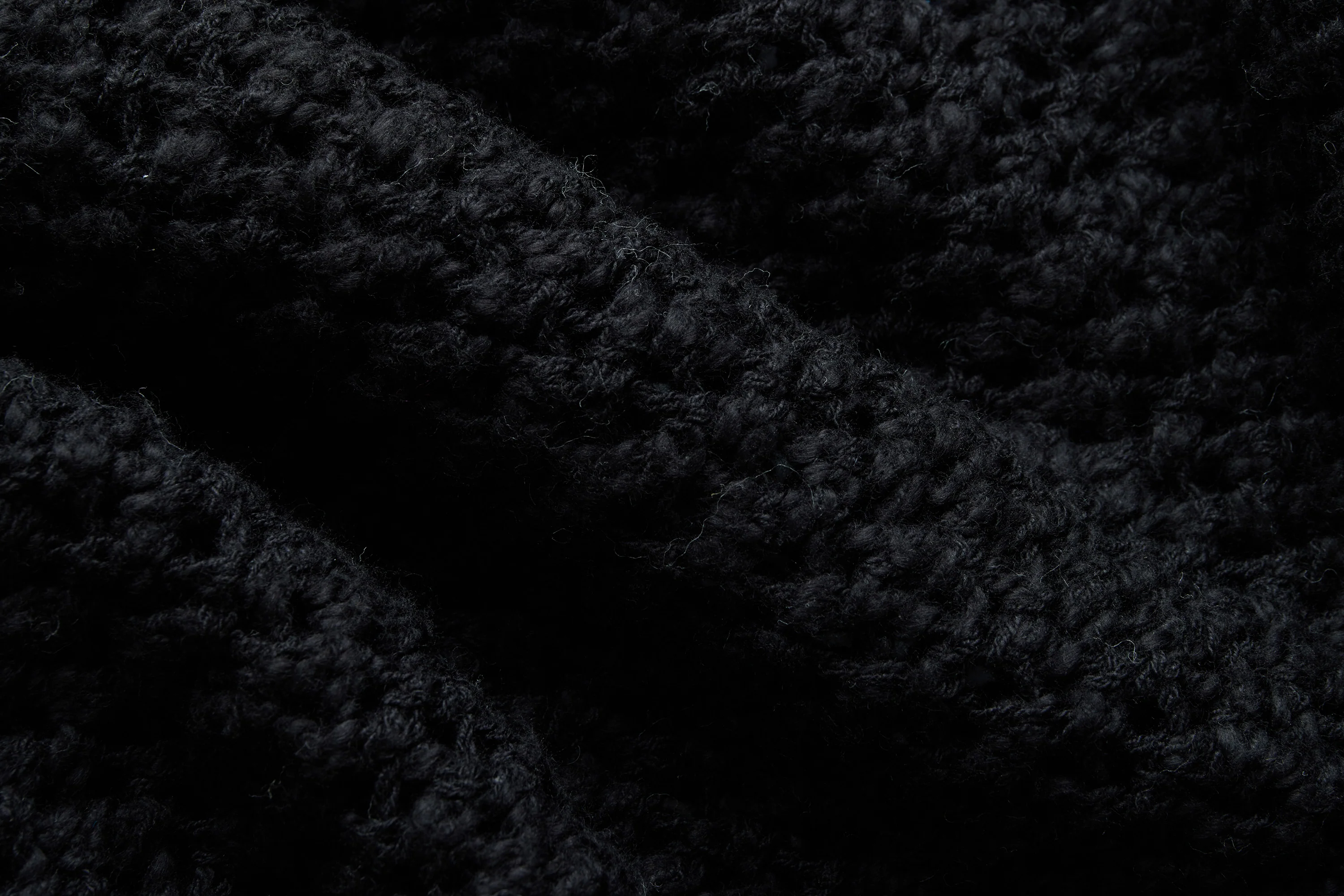 Knit T-Shirt ~ Black Flamme Mesh - Image 4