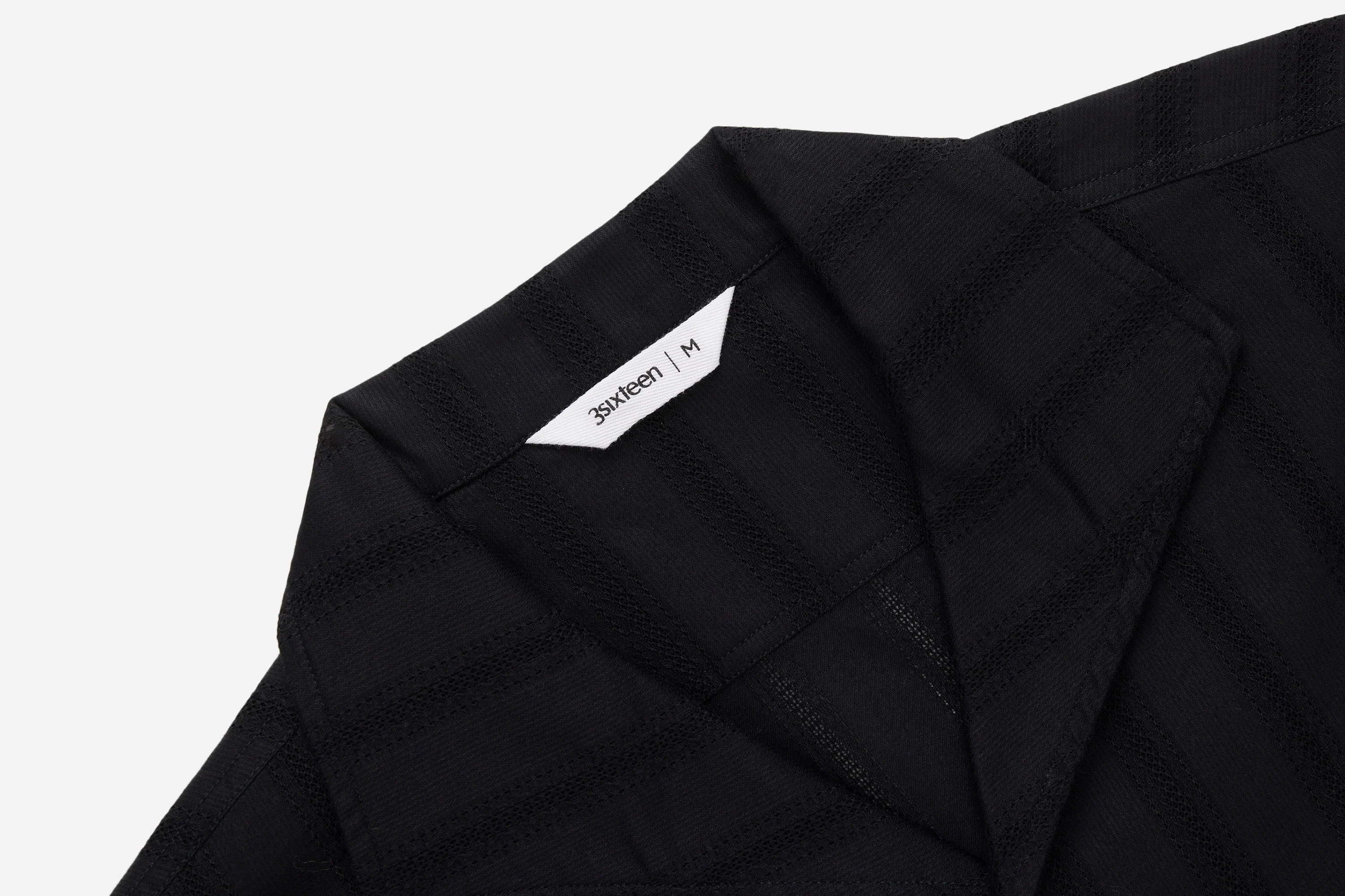 Leisure Shirt ~ Black Lace Weave - Image 3