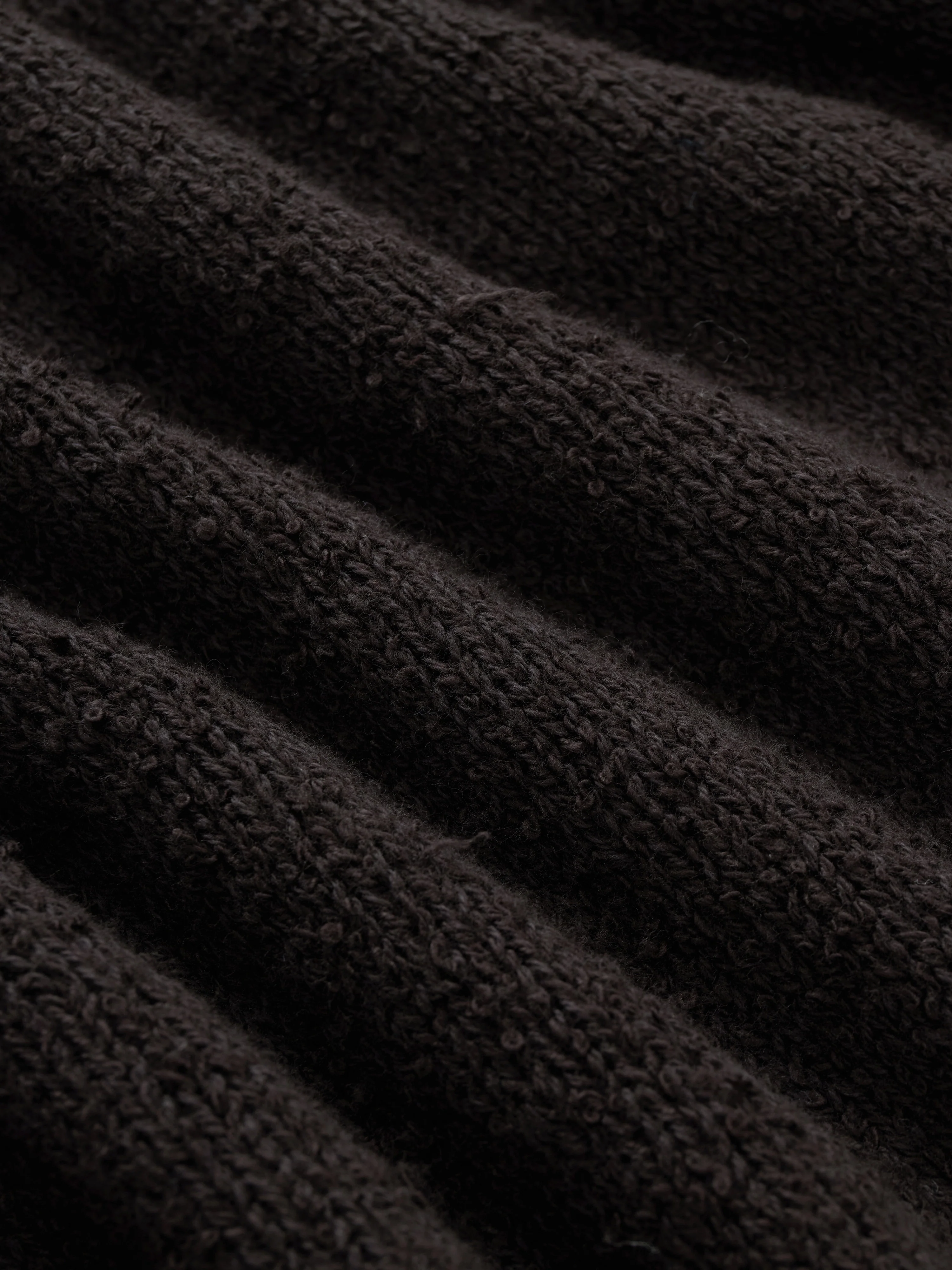 Long Sleeve Knit Polo ~ Bark Boucle - Image 6