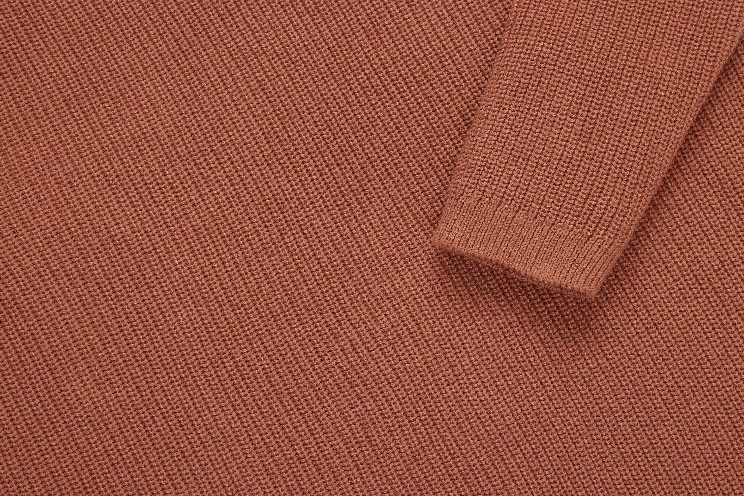 Long Sleeve Knit Tee ~ Clay Pima Cotton - Image 4