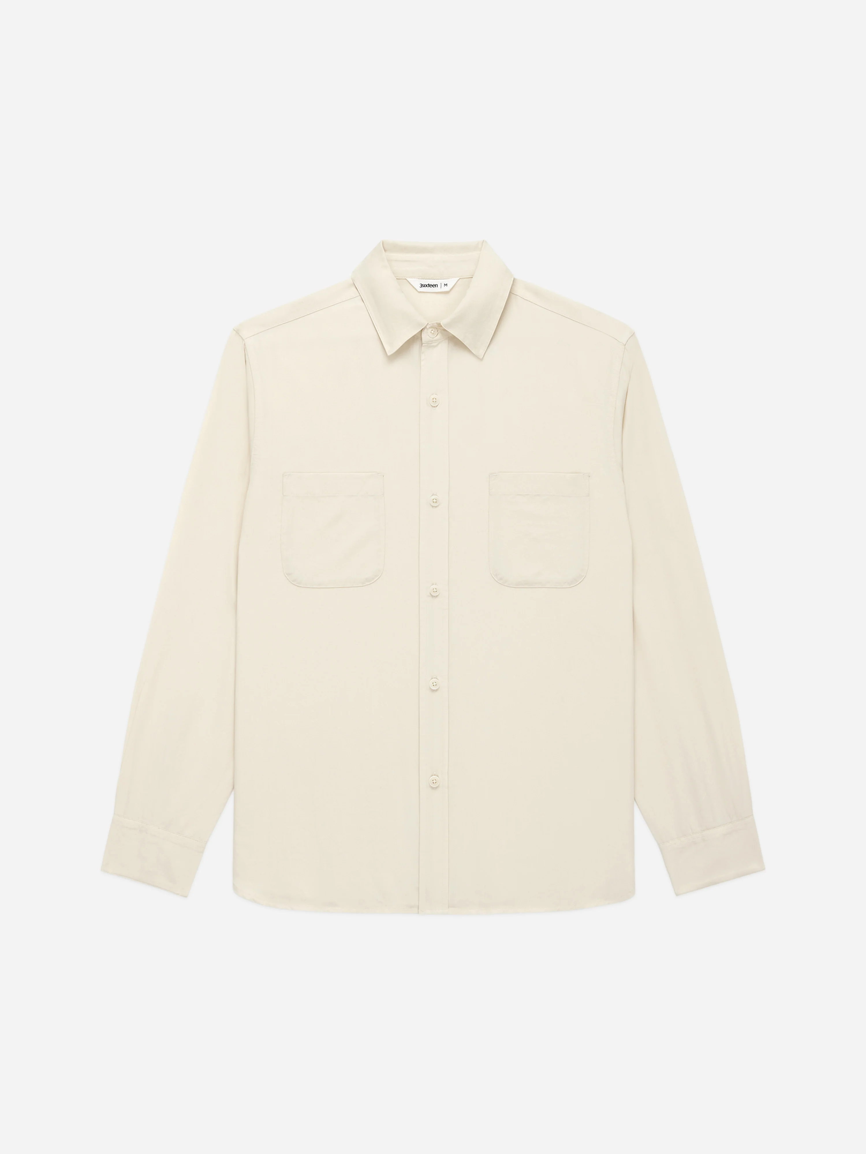 Mechanic Shirt ~ Ivory Lyocell - Image 3