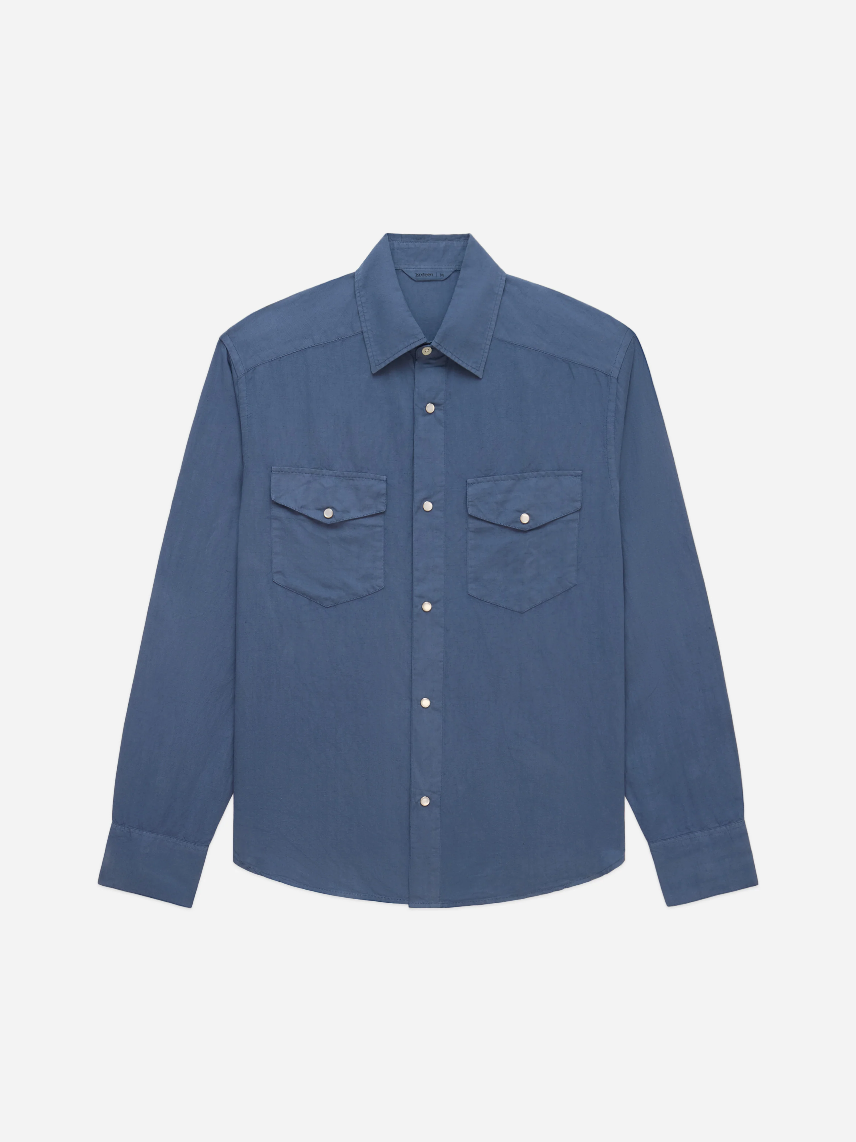 Snap Western Shirt ~ Slate Garment Dyed - Image 4