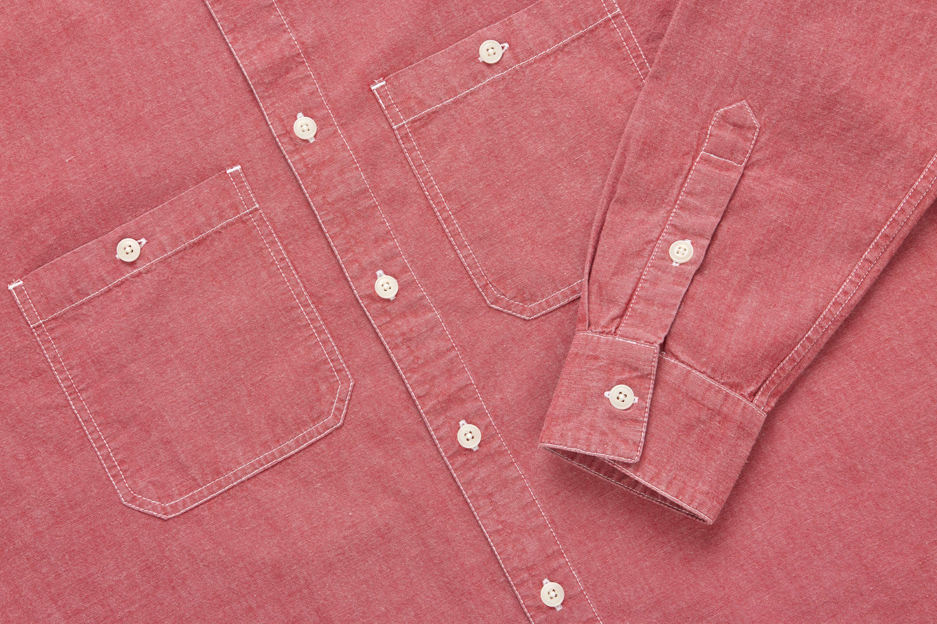 Utility Shirt ~ Red Chambray - Image 4