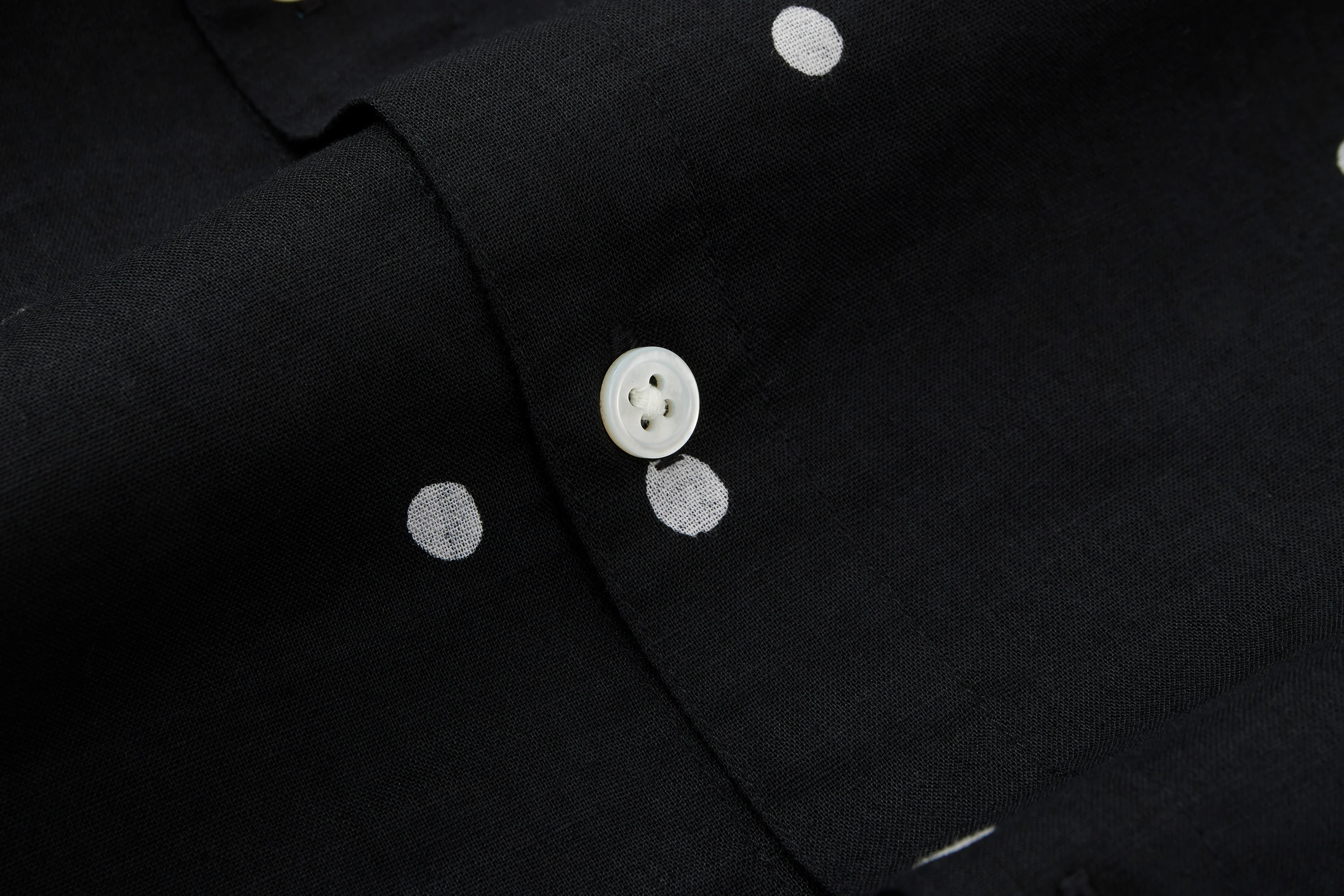 Vacation Shirt ~ Black Polka Dot - Image 4